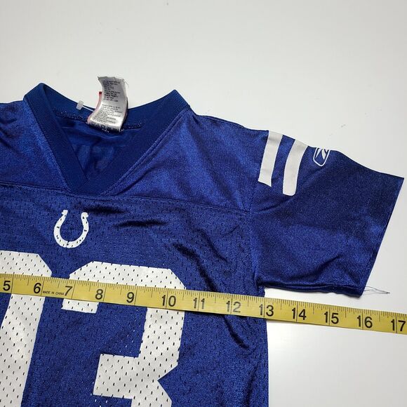 Reebok Indianapolis Colts Dwight Freeney #93 Home Jersey - Size Youth Small - Picture 6 of 7